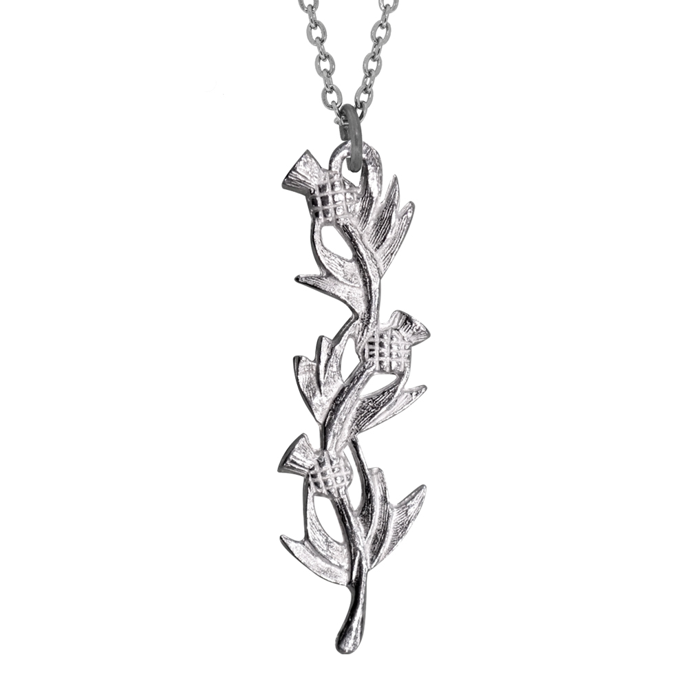Cascading Thistles Pendant - Click Image to Close